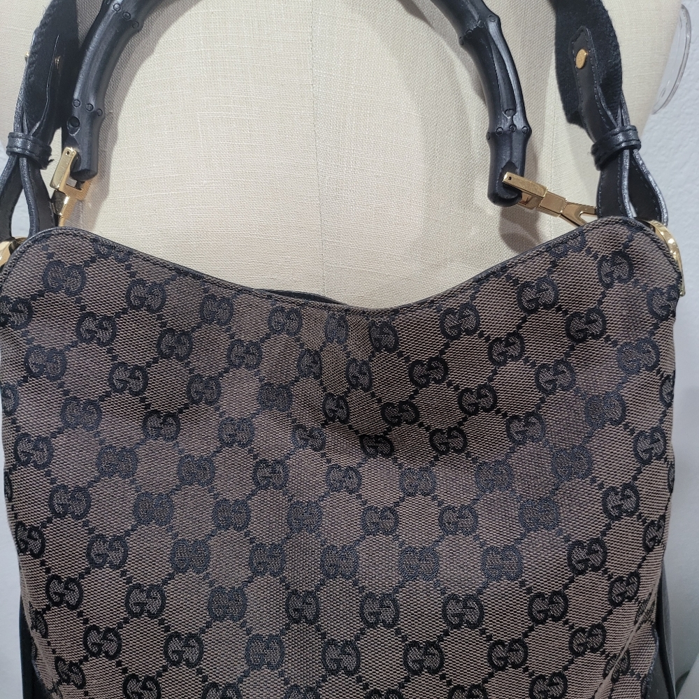 Gucci bamboo handle 2 way bag - Picture 4 of 12
